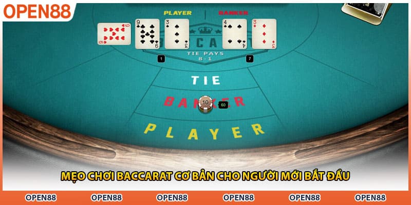 Mẹo chơi baccarat cơ bản dành cho người mới